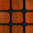 American Retro Checkered Sideboard