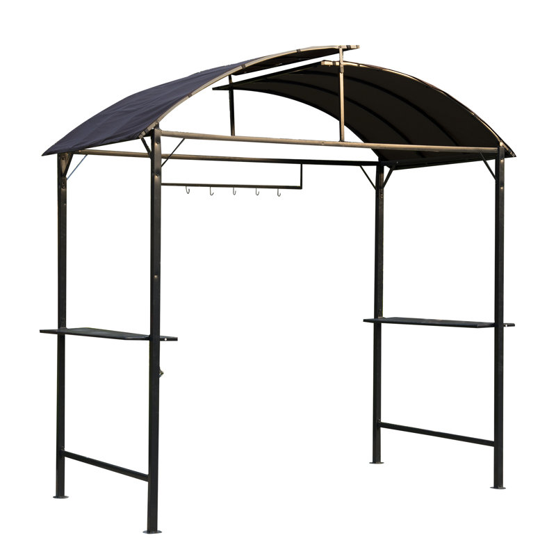 8 Ft. x 4 Ft. Metal Grill Gazebo