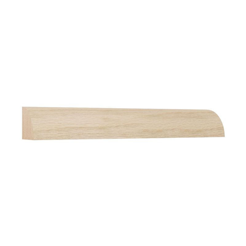 Ekena Millwork WM103 1 1/8"D x 1 1/8"W x 96"L Americraft Solid Hardwood Stain Grade Quarter Round Moulding