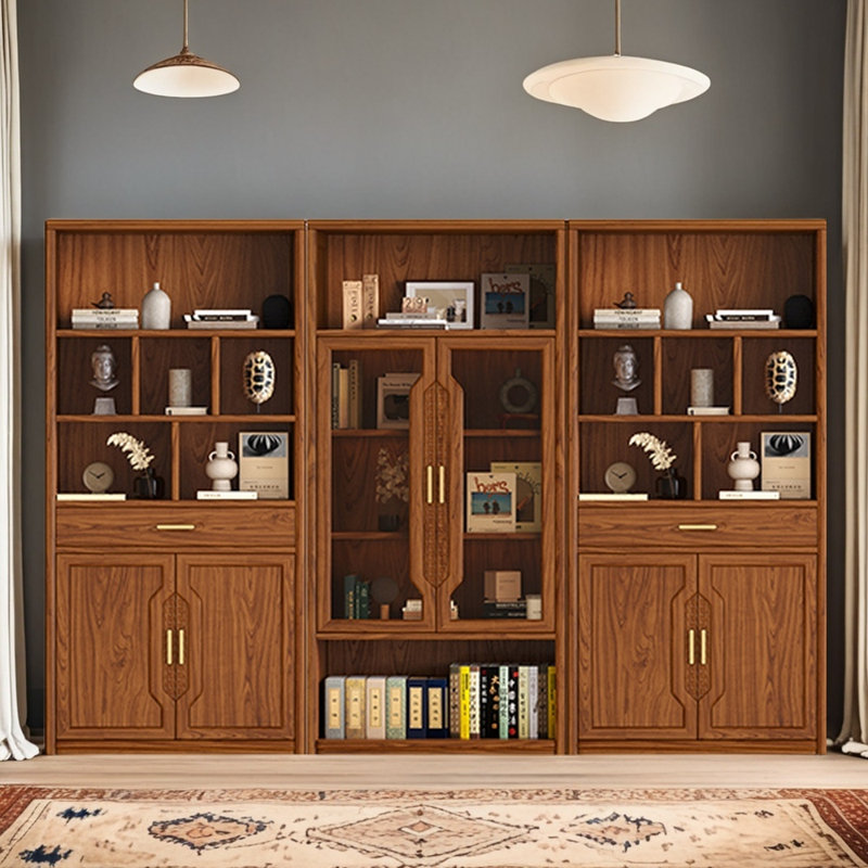 Bibliothèque sur pied en bois