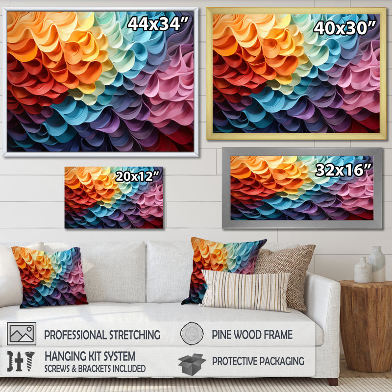 Opt Optic Elixir I sur impression sur toile, H 12 po x l 20 po x P 1 po, Cadre photo noir