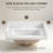 21'' W X 4'' H Engineered Stone Carrara White Sidesplash Rectangular Vanity Top Polished Side Splash for Bathroom Countertop