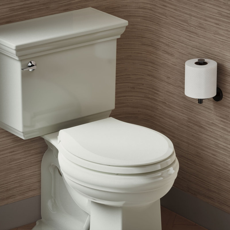 Cachet® Quiet-close™ Round-front Toilet Seat, Ready Latch, Dune