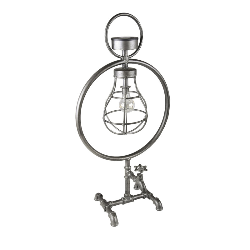 Abi-Jo 72cm Solar Powered Integrated LED Outdoor Floor Lamp