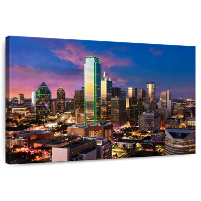Nicci Dallas Skyline At Sunset