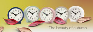 Acctim Barber Analogue Alarm Clock Smartlite® Crescendo Easy Set Alarm