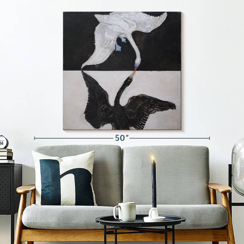 Brampt The Swan No. 1, 33" H x 33" W