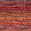 Tapis rouge / brun en laine Hossain-1888970