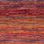 Tapis rouge / brun en laine Hossain-1888971