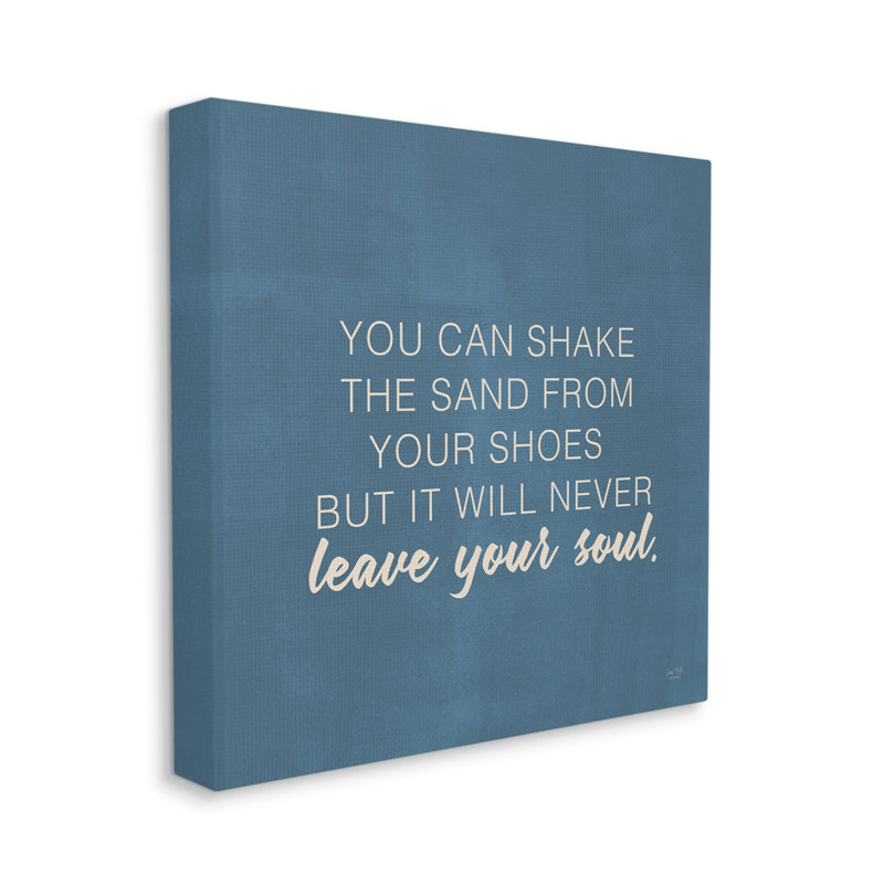 Le sable ne laisse jamais votre, Plaque murale, H 17 po x l 17 po x P 1,5 po