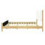 Structure de lit tapissier blanc moderne Modern