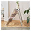 Table de bout moderne en forme de Z pliante avec structure en ABS et en acier