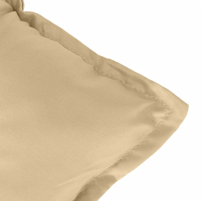 Ebern Designs Garden Bench Cushion 2.8" Fabric, Melange Beige, 39.3" x 19.7" x 2.8"