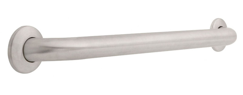 Concealed Mounting Grab Bar, 30", Stainless Steel