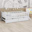 Lit plateforme en bois avec garde-corps et 2 tiroirs-515671759