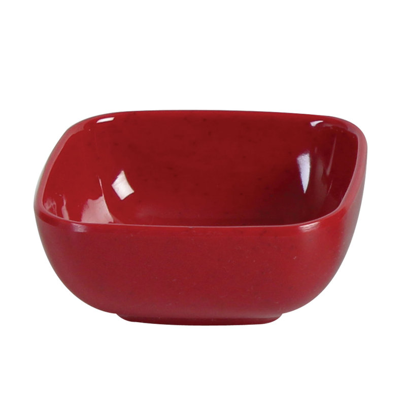 Passion Melamine 4 Oz. Bowl, Red