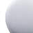 Fully Assembled Round Linen Pouf Ottoman with Solid Wood Frame