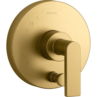 Artifacts® Rite-Temp Pressure-Balancing Valve Trim with Push-Button Diverter and Lever Handle