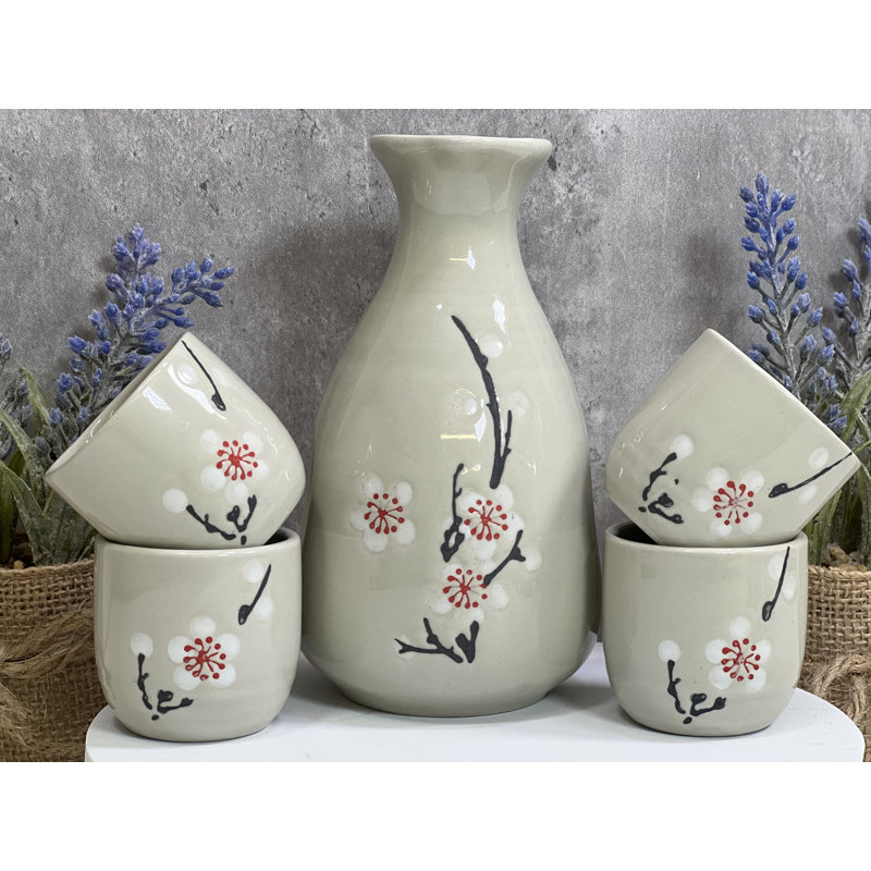 Hillsg Blossom 5 Piece Carafe Set