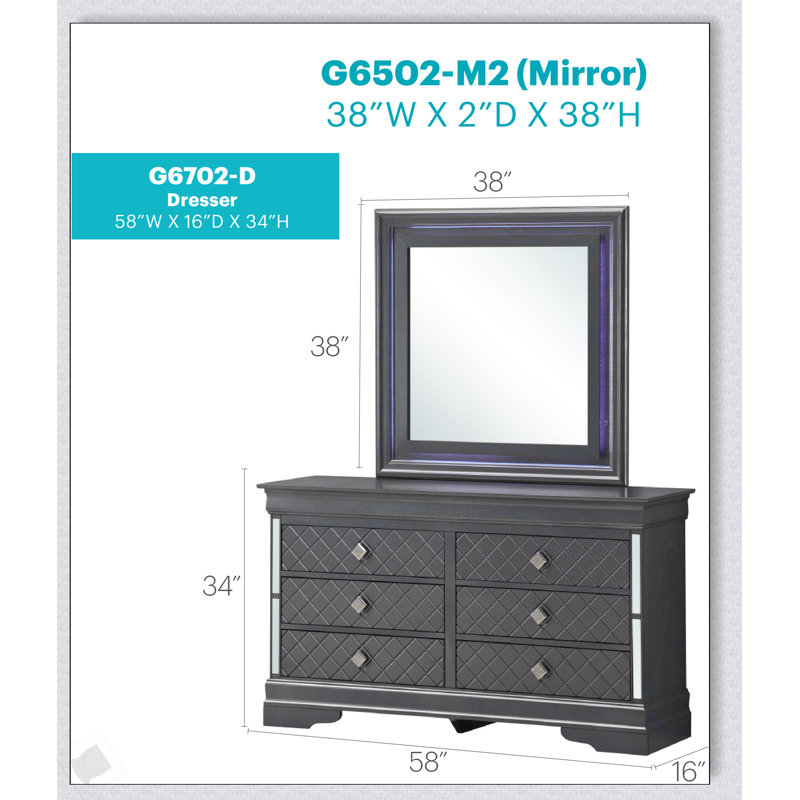 Commode Verona G6702-D, finition noire métallique avec motif en relief argenté champagne pour une élégance moderne et une durabilité
