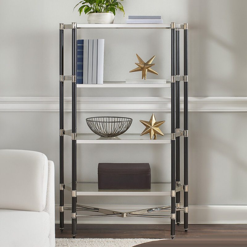 Briaroaks 107cm W Metal Shelving Unit, Silver