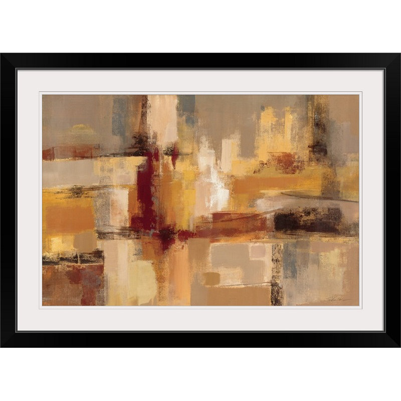 «Sandcastles» par Aniessa, reproduction d'art, H 20 po x l 26 po x P 1 po, Cadre noir