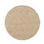 Table d'appoint Boho Brown PE Rattan - Table de bout en osier 19,75 pouces avec design en boucle pour patio extérieur et décoration intérieure