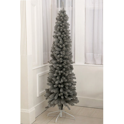 5.91' H Lighted Artificial Fir Christmas Tree