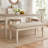 Bench, 41" Rectangular, Kitchen, Dining Room, Entryway, Bedroom, Upholstered, Wood, Transitional-1253533324