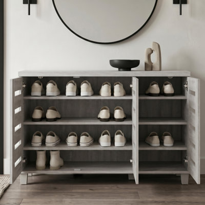 Lismore 3 Door Shoe Storage Cabinet