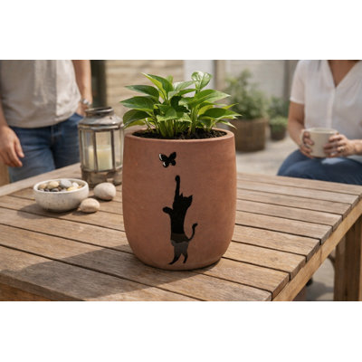 8 po. Le Miaulement du Chat - Relief Blanc