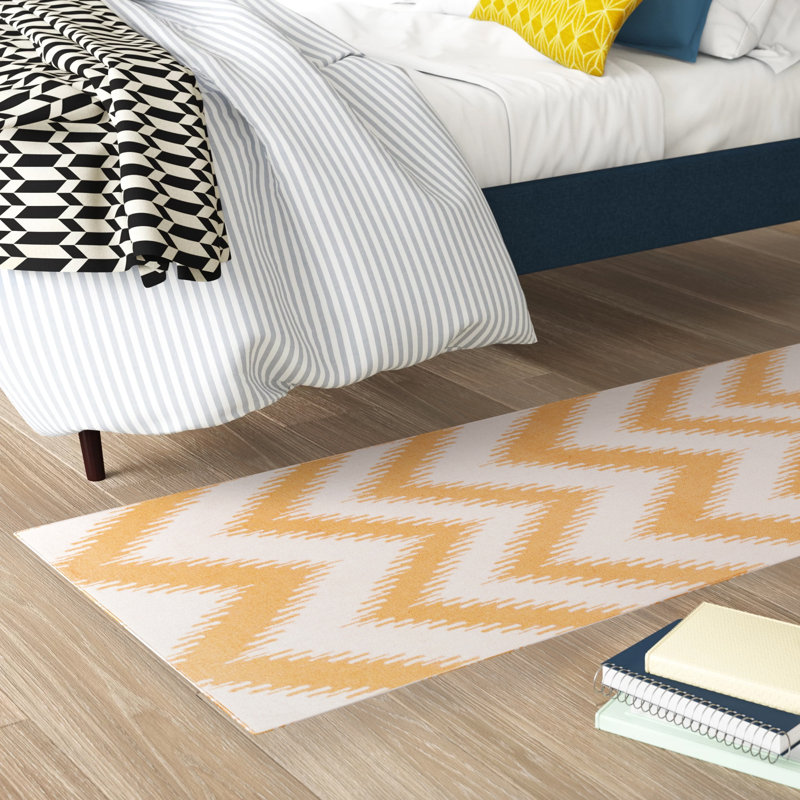 Clark Flatweave Wool Chevron Indoor Rug, Runner 2'6" x 8'