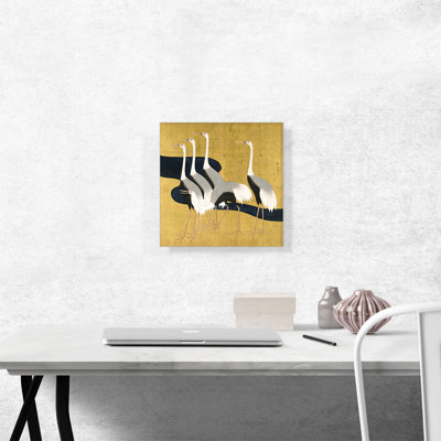 «Cranes» par Sakai Hoifi - reproduction d'art sur toile tendue