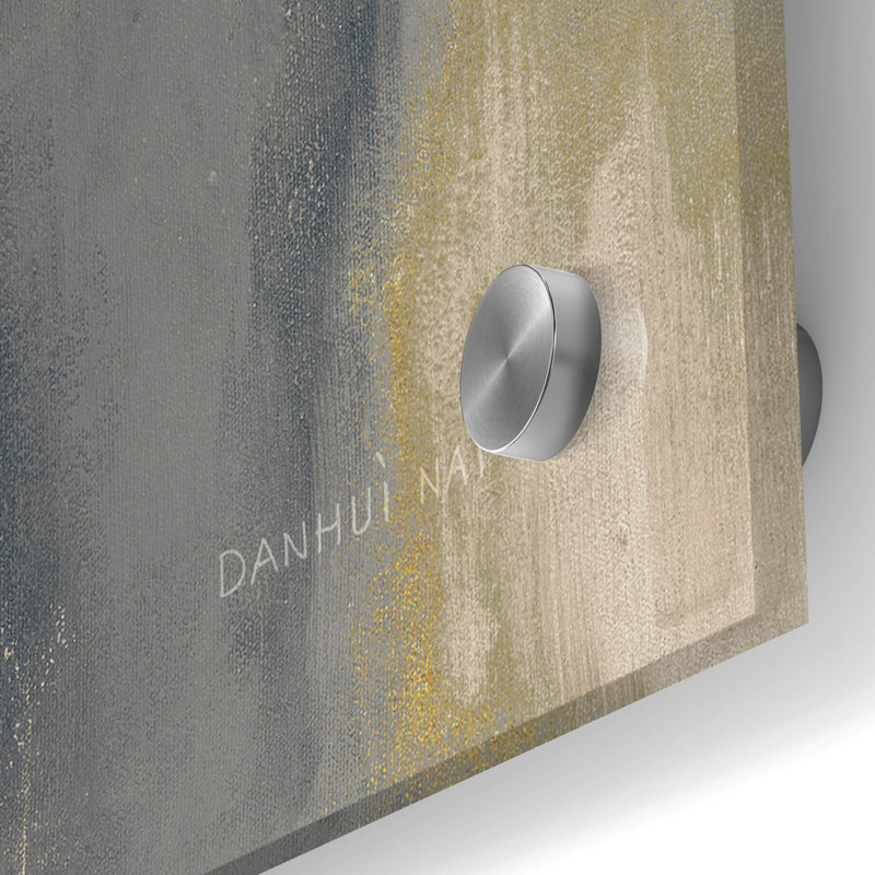 «Neutral Texture 1» par Danhui Nai, art mural en verre acrylique, H 36 po x l 36 po x P 0,2 po