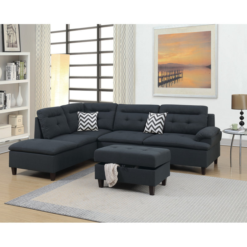 Canapé modulaire en lin