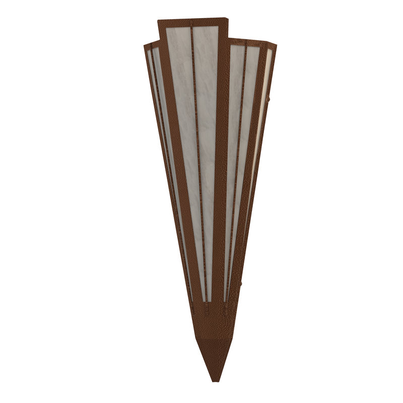 Brum 1 - Light Flush Mounted Sconce, Sepia Brown