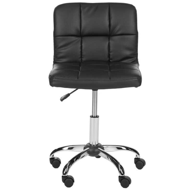 Hammond Task Chair, Black Faux Leather
