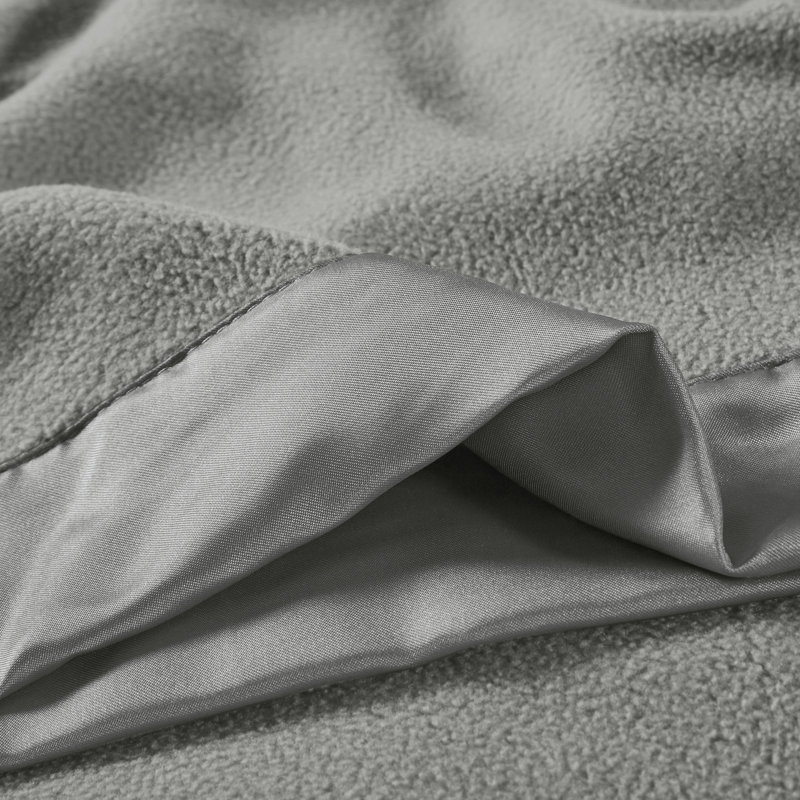 Soft Microfleece Blanket for All Seasons, Gray