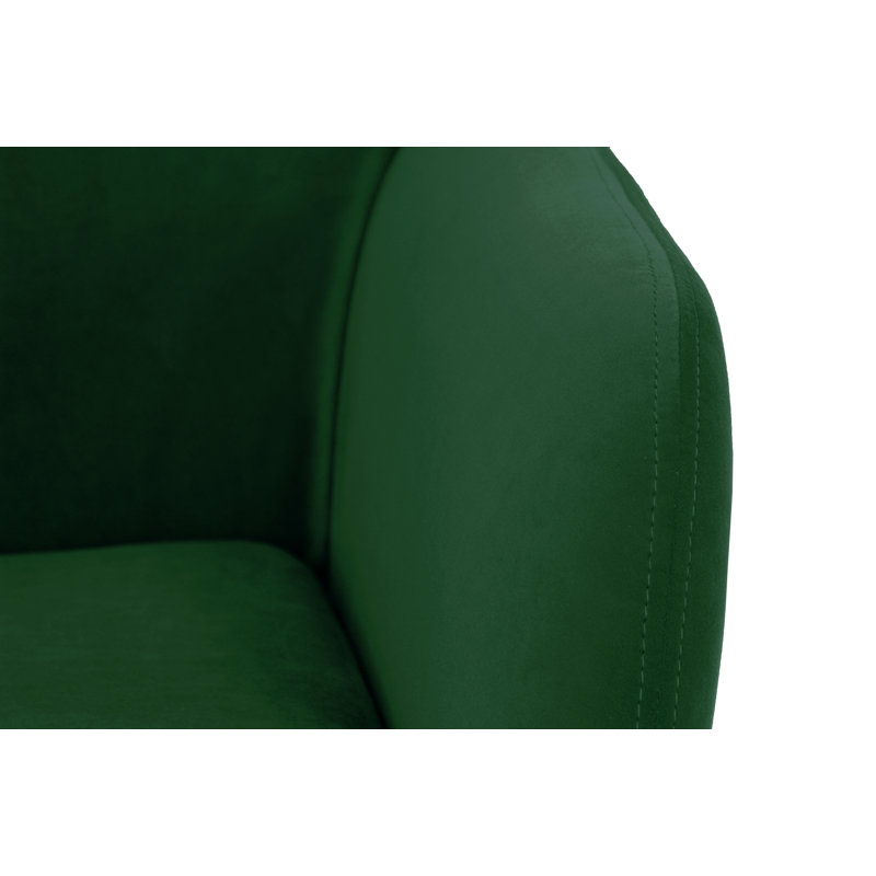 Fontaine Upholstered Armchair, Dark green