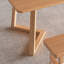 Bureau rectangulaire brun en bois massif-844613861