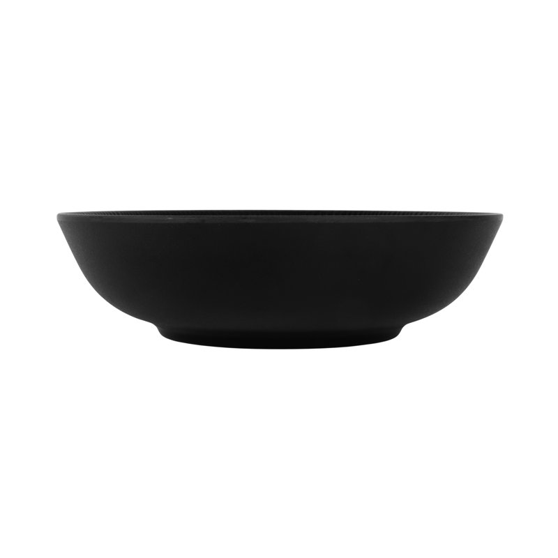 Bol rond en mélamine 7,25 po Hermosa, Noir