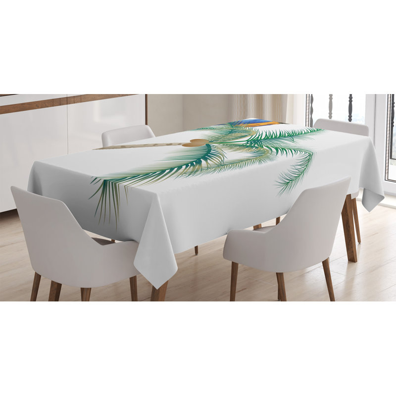 Parrot Tablecloth, 90" L x 60" W