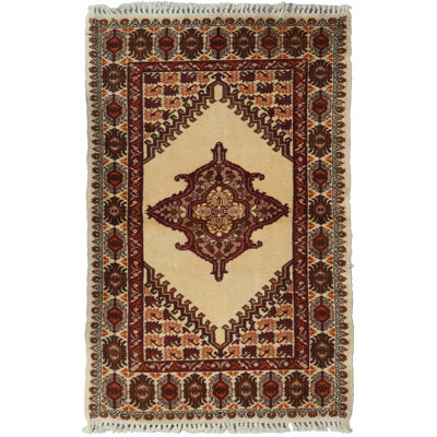 Ajsha Rectangle 83 cm x 141 cm Oriental Hand Woven Area Rug