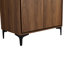Meuble-lavabo de 30 po brun, 2 portes, bois d'ingénierie, extérieur, armoire American Design 30 po, 2 portes, revêtement résistant, brun, style