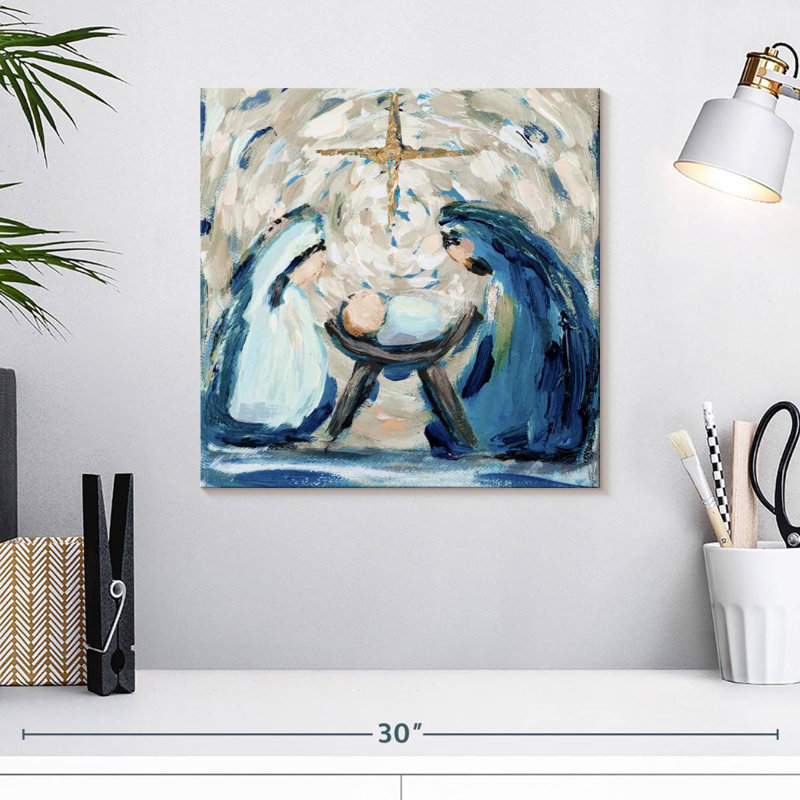Adella Let Us Adore Him, 16" H x 16" W