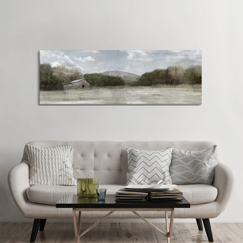 Reproduction d’art sur toile « Country satisfaction détail » par Nan-Panoramic, H 24 po x l 72 po x P 1,5 po, Toile tendue