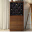 Armoire à vin rectangulaire avec rangement Wangaratta-26970921