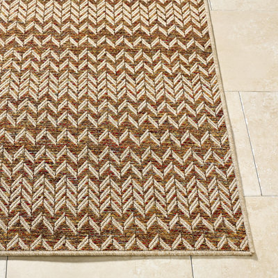 Blunk Cottage Outdoor Machine Woven Area Rug CEE2301