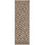 Tapis de couloir oriental géométrique Kilim 3 x 10