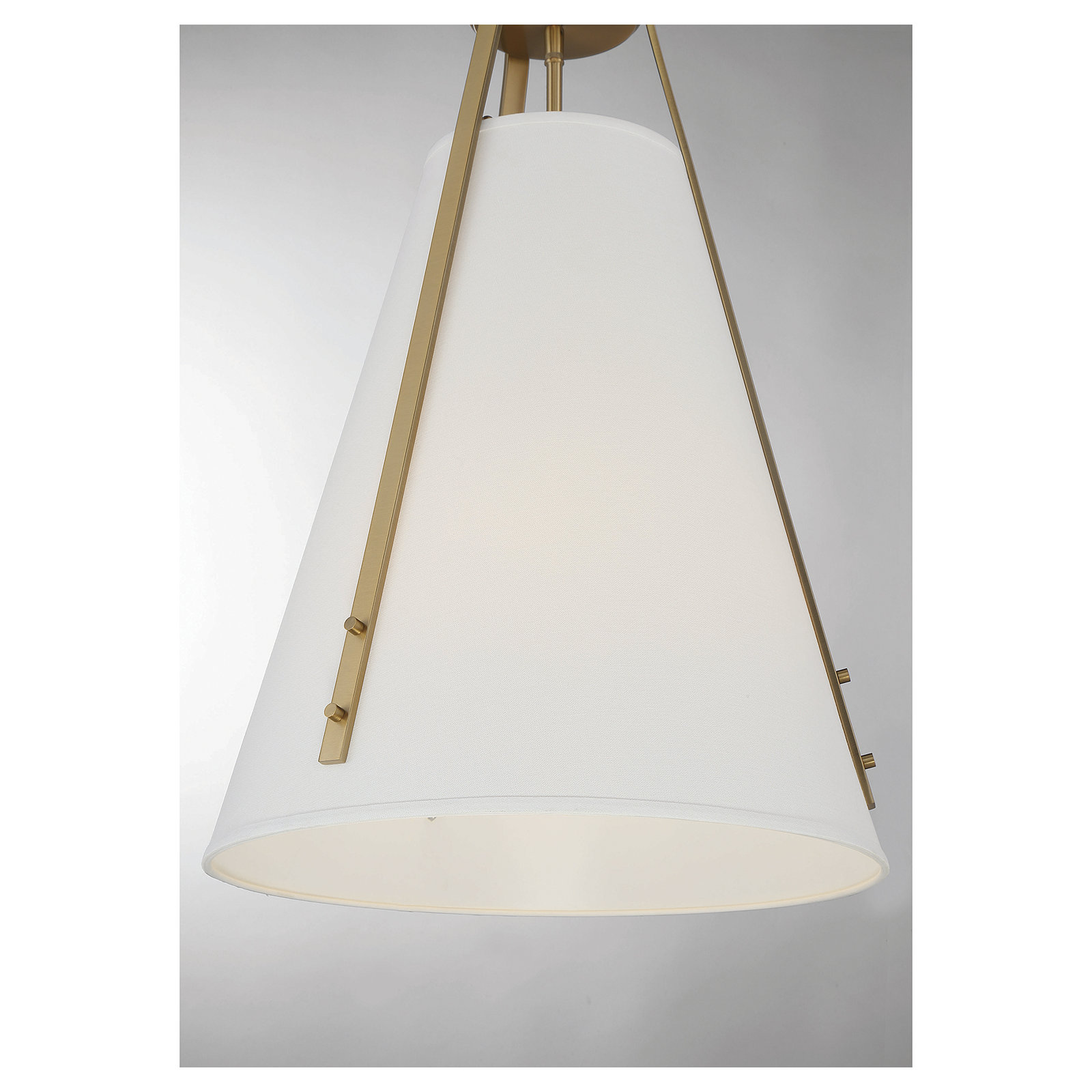 Gretel Dimmable 4 - Light Pendant, Warm Brass